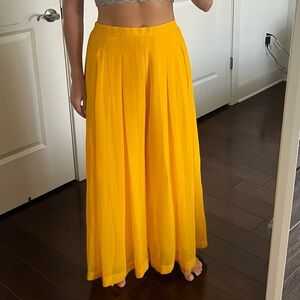 Yellow Flowy Pants